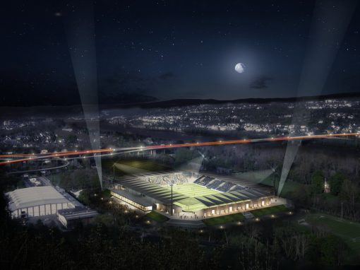 <span class="under">Stadion Koblenz-Oberwerth</span><br> Studie